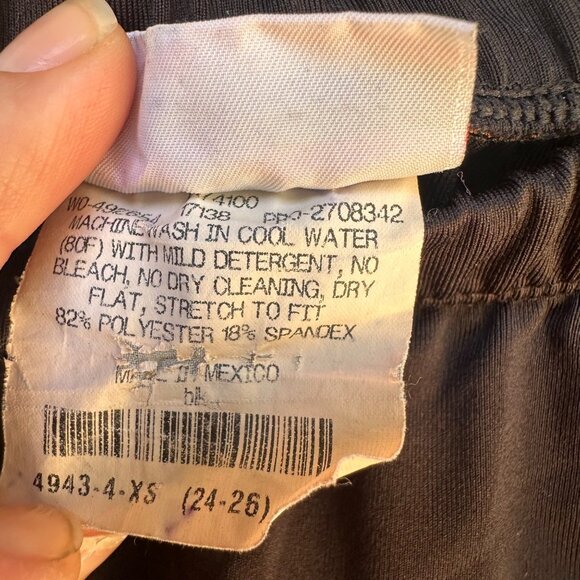 Teamwork Kids Soccer Shorts XS Black Polyester Spandex Blend Stretchy Athletic W - Picture 3 of 9